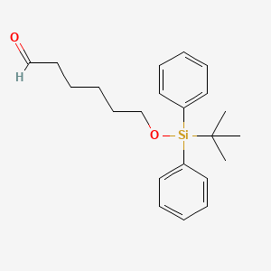 B1314580 6-(t-Butyldiphenylsilyloxy)hexanal CAS No. 118794-70-0