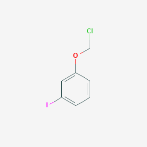 molecular formula C7H6ClIO B13145809 1-(Chloromethoxy)-3-iodobenzene 