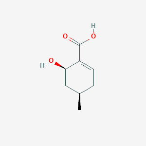 (4R,6R)-6-Hydroxy-4-methylcyclohex-1-ene-1-carboxylic acid