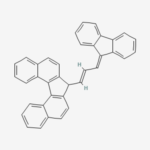 7-(3-(9H-Fluoren-9-ylidene)prop-1-en-1-yl)-7H-dibenzo[c,g]fluorene