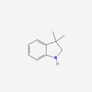 molecular formula C10H13N B1314585 3,3-二甲基吲哚啉 CAS No. 1914-02-9