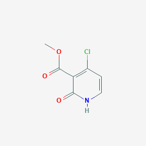 molecular formula C7H6ClNO3 B13145878 Methyl 4-chloro-2-hydroxynicotinate CAS No. 217812-04-9