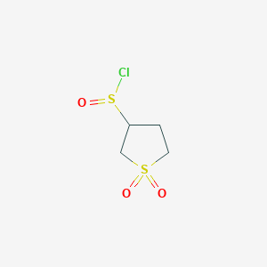 1,1-Dioxo-1lambda6-thiolane-3-sulfinylchloride