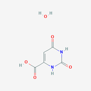 molecular formula C5H6N2O5 B131459 Ácido orótico monohidratado CAS No. 50887-69-9