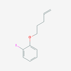 molecular formula C11H13IO B1314590 苯，1-碘-2-(4-戊烯氧基)- CAS No. 107616-61-5