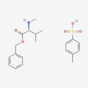 molecular formula C20H27NO5S B13145906 N-Me-D-Val-OBzl.TosOH 