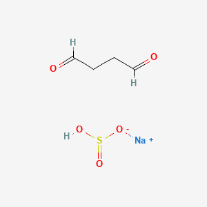 molecular formula C4H7NaO5S B13145927 Succinaldehydesodiumbisulfite 