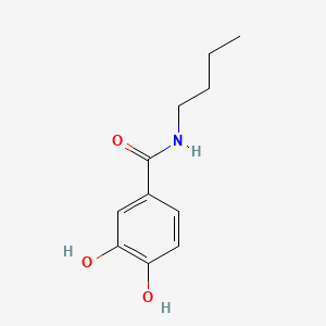 molecular formula C11H15NO3 B13145940 N-Butyl-3,4-dihydroxybenzamide CAS No. 98116-92-8