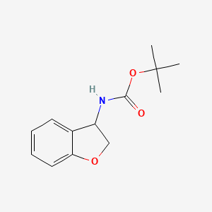 molecular formula C13H17NO3 B13145942 tert-Butyl(2,3-dihydrobenzofuran-3-yl)carbamate 