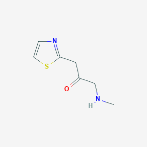 1-(Methylamino)-3-(1,3-thiazol-2-yl)propan-2-one