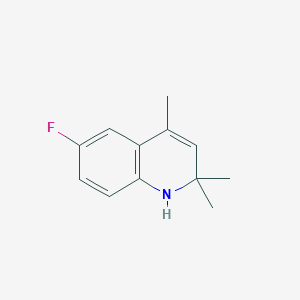 molecular formula C12H14FN B1314596 6-氟-2,2,4-三甲基-1,2-二氢喹啉 CAS No. 50772-15-1