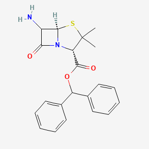 benzhydryl (2S,5R)-6-amino-3,3-dimethyl-7-oxo-4-thia-1-azabicyclo[3.2.0]heptane-2-carboxylate