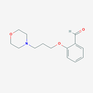 B1314598 2-(3-Morpholin-4-YL-propoxy)-benzaldehyde CAS No. 72108-02-2