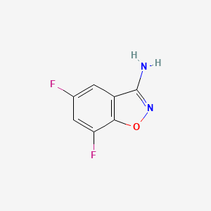 5,7-Difluorobenzo[d]isoxazol-3-amine