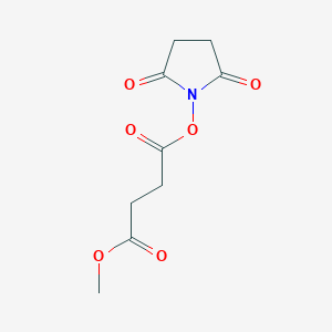 molecular formula C9H11NO6 B1314600 琥珀酸 2,5-二氧代-吡咯烷-1-基甲酯甲酯 CAS No. 52787-46-9