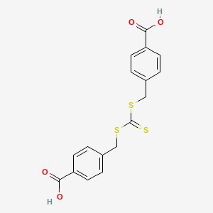 4,4'-[Carbonothioylbis(sulfanediylmethylene)]dibenzoic acid