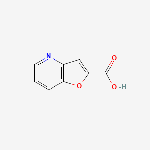 molecular formula C8H5NO3 B1314605 Furo[3,2-b]pyridine-2-carboxylic acid CAS No. 112372-14-2