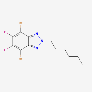 2H-Benzotriazole,4,7-dibromo-5,6-difluoro-2-hexyl-