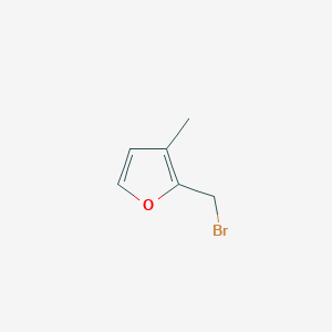 molecular formula C6H7BrO B13146096 2-(Bromomethyl)-3-methylfuran 