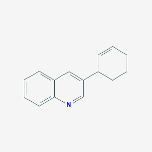 molecular formula C15H15N B1314610 3-(2-环己烯基)喹啉 CAS No. 111678-27-4