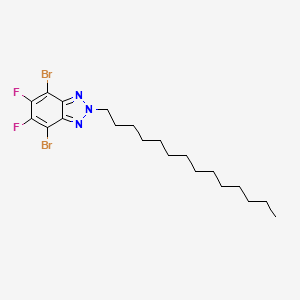 4,7-Dibromo-5,6-difluoro-2-tetradecyl-2H-benzo[d][1,2,3]triazole