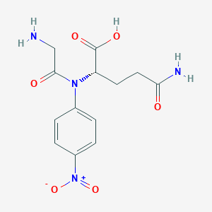 (S)-5-Amino-2-(2-amino-N-(4-nitrophenyl)acetamido)-5-oxopentanoic acid