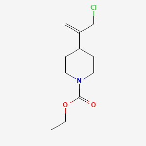 Ethyl 4-(3-chloroprop-1-en-2-yl)piperidine-1-carboxylate