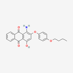 1-Amino-2-(4-butoxyphenoxy)-4-hydroxyanthracene-9,10-dione