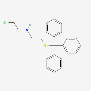 2-Chloro-N-(2-(tritylthio)ethyl)ethan-1-amine