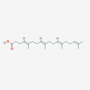 molecular formula C22H36O2 B13146185 5,9,13,17-Tetramethyloctadeca-4,8,12,16-tetraenoicacid 