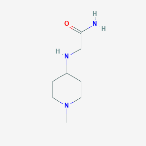 2-[(1-Methylpiperidin-4-yl)amino]acetamide