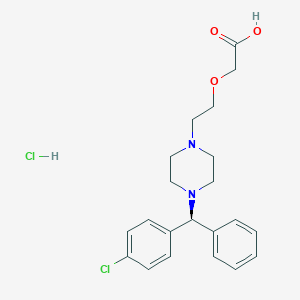 (S)-2-(2-(4-((4-Chlorophenyl)(phenyl)methyl)piperazin-1-yl)ethoxy)acetic acid hydrochloride