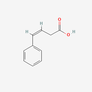 molecular formula C10H10O2 B13146217 3-Butenoic acid, 4-phenyl-, (3Z)- CAS No. 59744-46-6