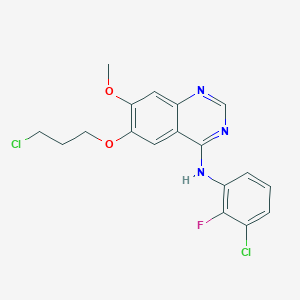 N-(3-Chloro-2-fluorophenyl)-6-(3-chloropropoxy)-7-methoxyquinazolin-4-amine