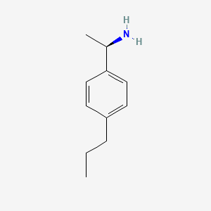 (1R)-1-(4-propylphenyl)ethanamine