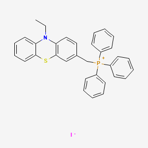 ((10-Ethyl-10H-phenothiazin-3-yl)methyl)triphenylphosphonium iodide