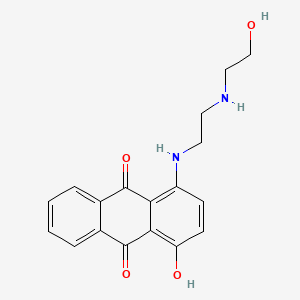 9,10-Anthracenedione, 1-hydroxy-4-((2-((2-hydroxyethyl)amino)ethyl)amino)-