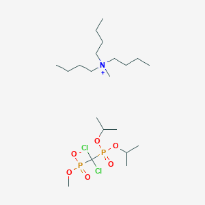 N,N-Dibutyl-N-methylbutan-1-aminium methyl (dichloro(diisopropoxyphosphoryl)methyl)phosphonate