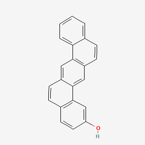 molecular formula C22H14O B13146357 Dibenz(a,h)anthracen-2-ol CAS No. 72007-85-3