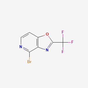 4-Bromo-2-(trifluoromethyl)oxazolo[4,5-c]pyridine