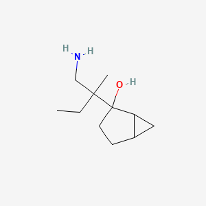 2-(1-Amino-2-methylbutan-2-yl)bicyclo[3.1.0]hexan-2-ol