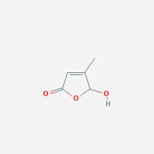B131464 5-hydroxy-4-methylfuran-2(5H)-one CAS No. 40834-42-2