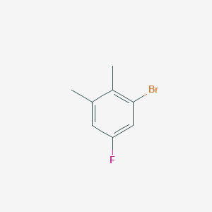 molecular formula C8H8BrF B13146433 1-Bromo-2,3-dimethyl-5-fluorobenzene 