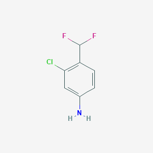 3-Chloro-4-(difluoromethyl)aniline