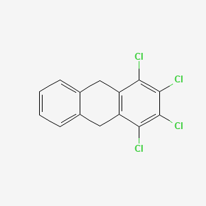 1,2,3,4-Tetrachloro-9,10-dihydroanthracene