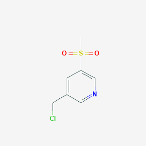 3-(Chloromethyl)-5-(methylsulfonyl)pyridine