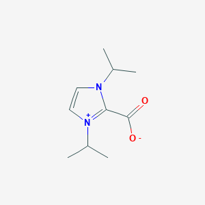 molecular formula C10H16N2O2 B13146553 1,3-Diisopropyl-1H-imidazol-3-ium-2-carboxylate 