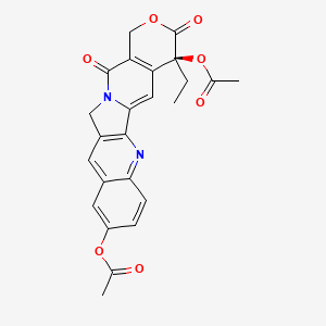 [(19S)-19-acetyloxy-19-ethyl-14,18-dioxo-17-oxa-3,13-diazapentacyclo[11.8.0.02,11.04,9.015,20]henicosa-1(21),2(11),3,5,7,9,15(20)-heptaen-7-yl] acetate