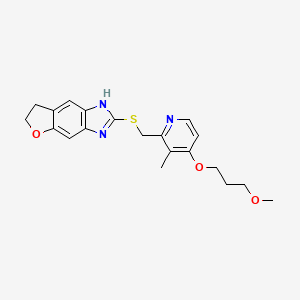 2-(((4-(3-Methoxypropoxy)-3-methylpyridin-2-yl)methyl)thio)-6,7-dihydro-3H-benzofuro[5,6-d]imidazole