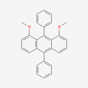 molecular formula C28H22O2 B13146602 1,8-Dimethoxy-9,10-diphenylanthracene CAS No. 80034-49-7